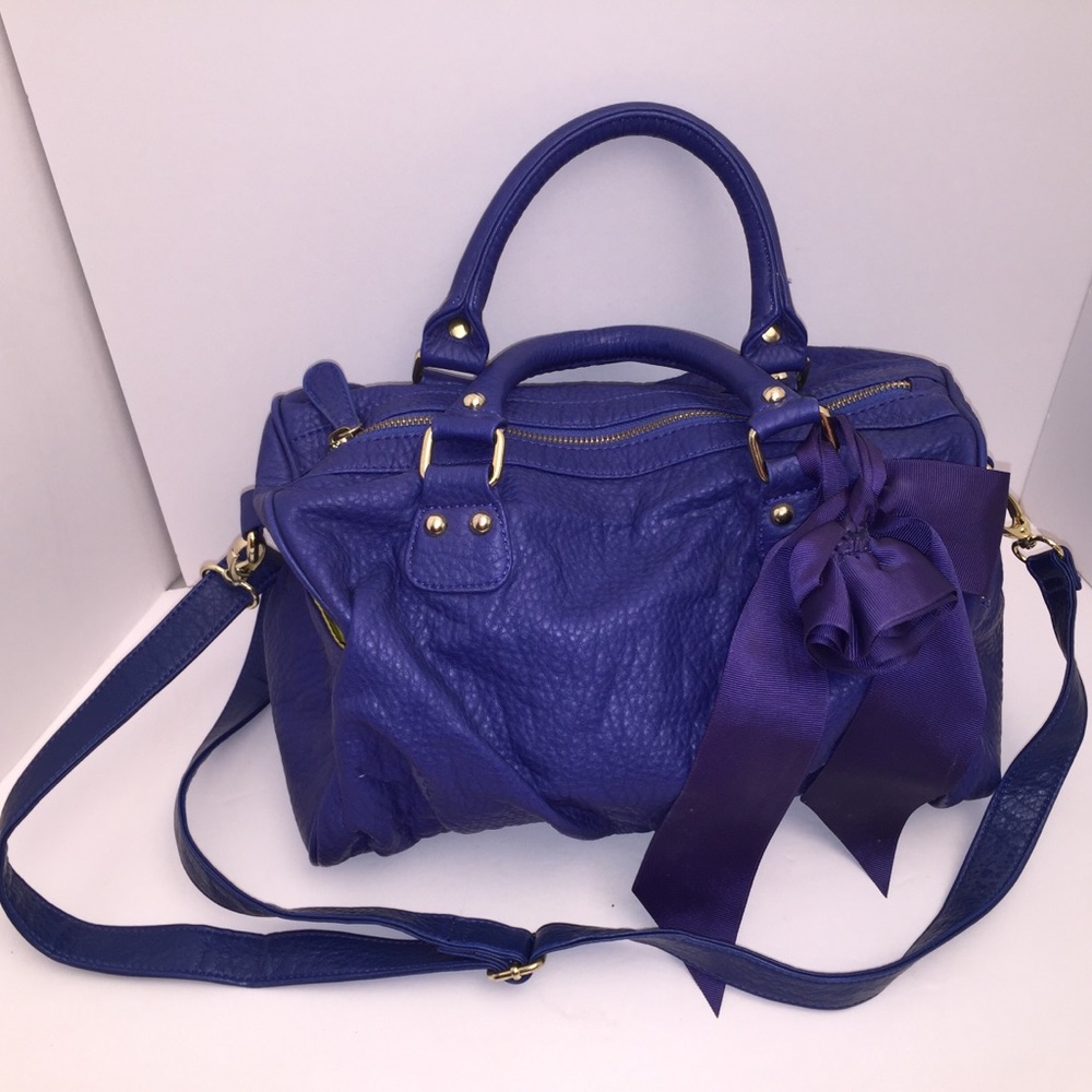 Steve Madden Royal Blue Handbag w Bow